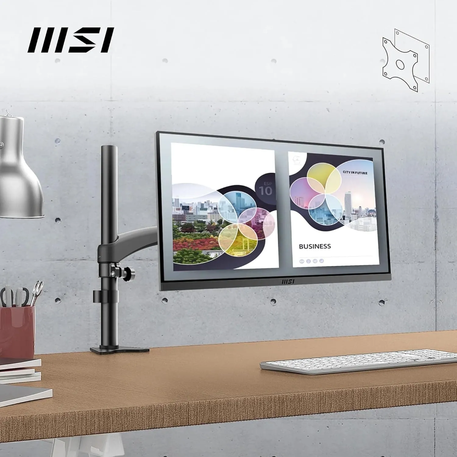 MSI PRO MP223 22.3" FHD 100Hz Monitor, VA, 4ms, FreeSync, HDMI/VGA, Anti-Glare, TÜV Certified