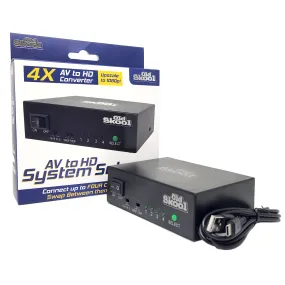 OLD SKOOL AV TO HD 4 CONNECTION CONVERTER