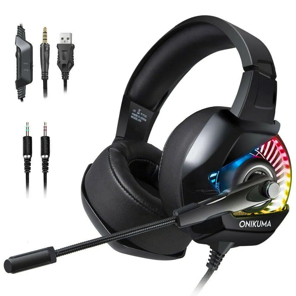ONIKUMA K6 Gaming Headset with RGB Light