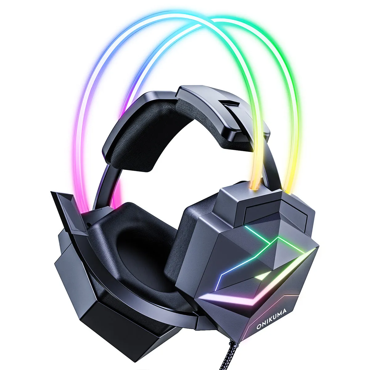 ONIKUMA X20 RGB Wired Gaming Headset for PS4 PC Xbox