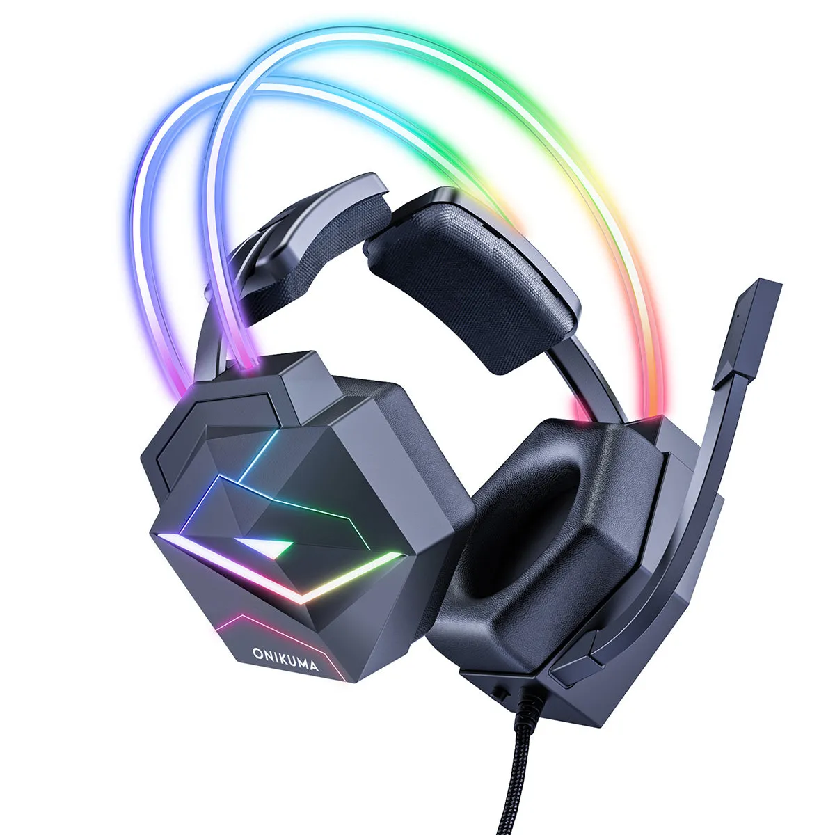 ONIKUMA X20 RGB Wired Gaming Headset for PS4 PC Xbox