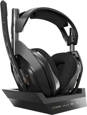 Open Box -  Astro Gaming - A50 Gen 4 Wireless Gaming Headset for Xbox One, Xbox Series X|S, and PC - Black