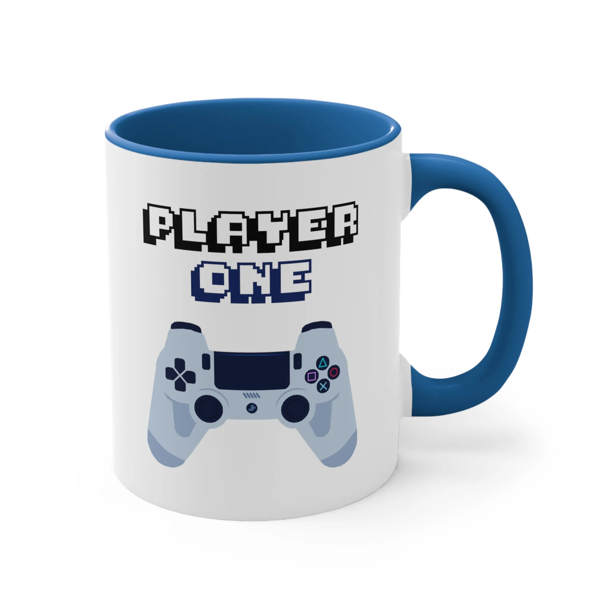 Player One Accent Coffee Mug, 11oz