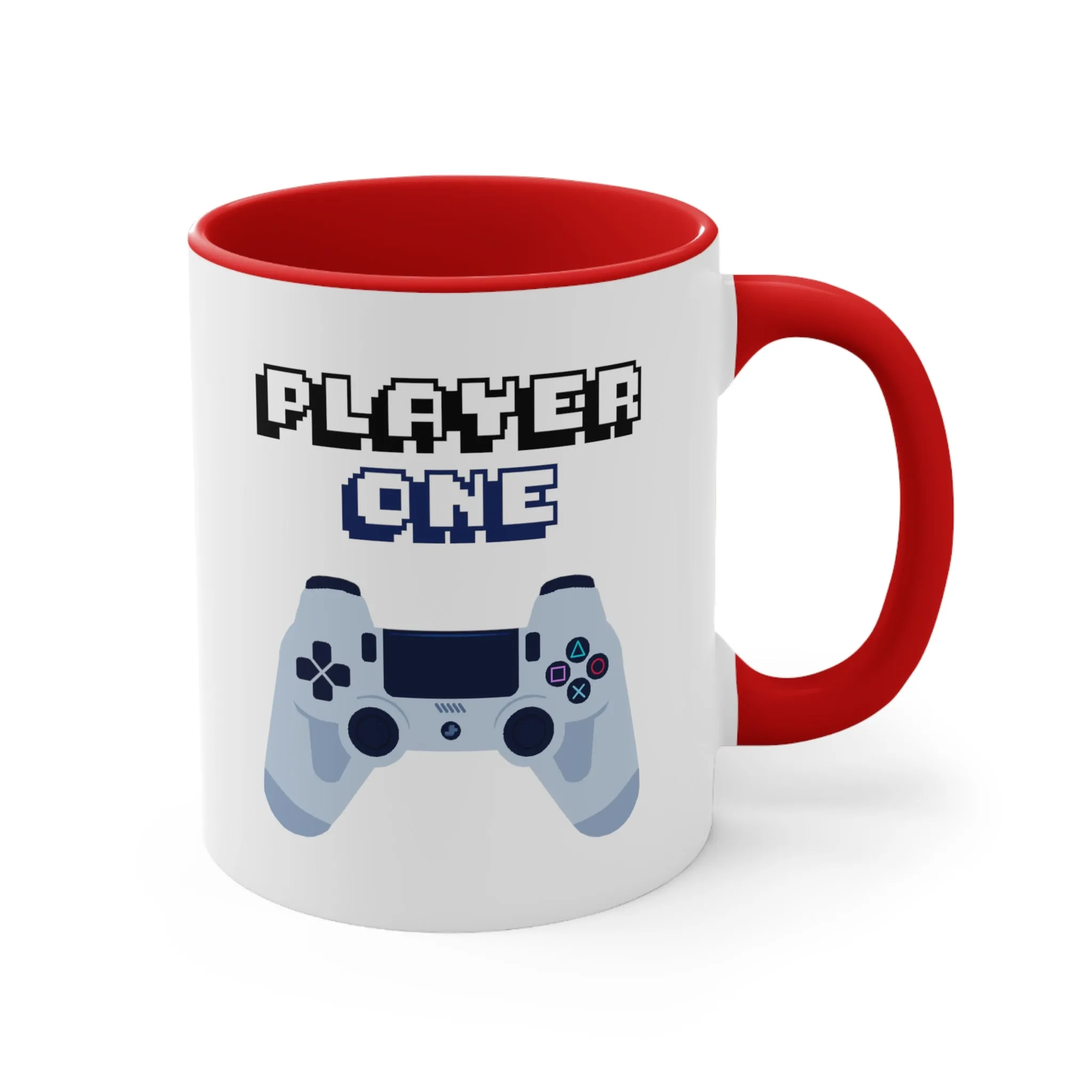 Player One Accent Coffee Mug, 11oz