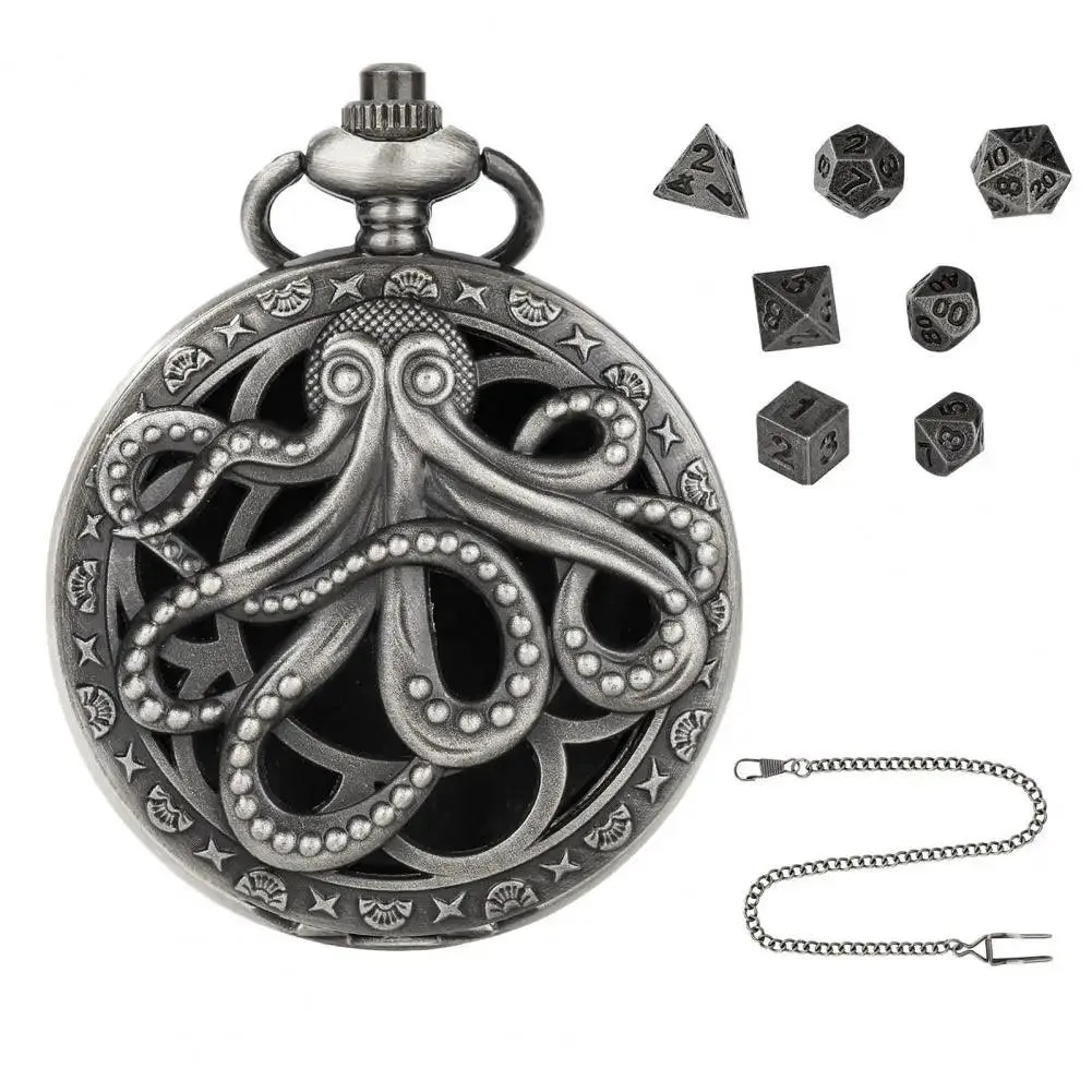 Pocket Watch w/ Mini Dice