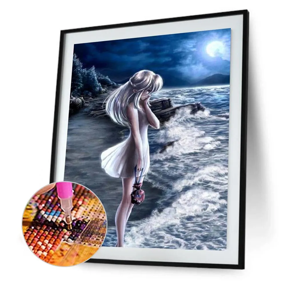 Pretty Girl - Full Diamond Painting - 40x30cm