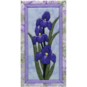 Quilt-Magic No Sew Wall Hanging Kit - Iris