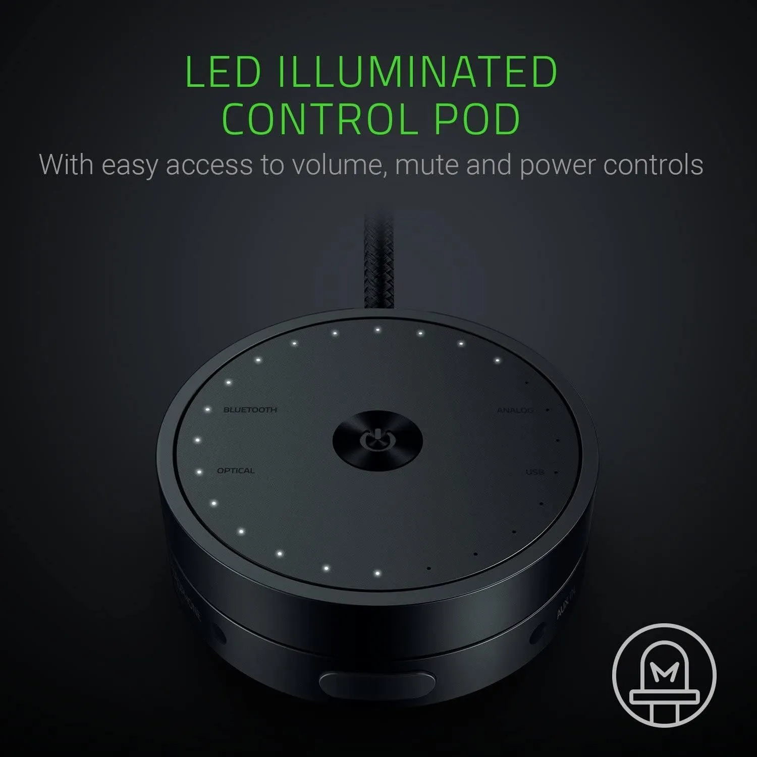 【RAZER 電競產品 – 十二月優惠】Razer Nommo Pro 2.1 Gaming Speaker System (THX Certified 2.1 Virtual Surround Gaming Speakers) RZ05-02470100-R3B1