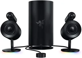 【RAZER 電競產品 – 十二月優惠】Razer Nommo Pro 2.1 Gaming Speaker System (THX Certified 2.1 Virtual Surround Gaming Speakers) RZ05-02470100-R3B1