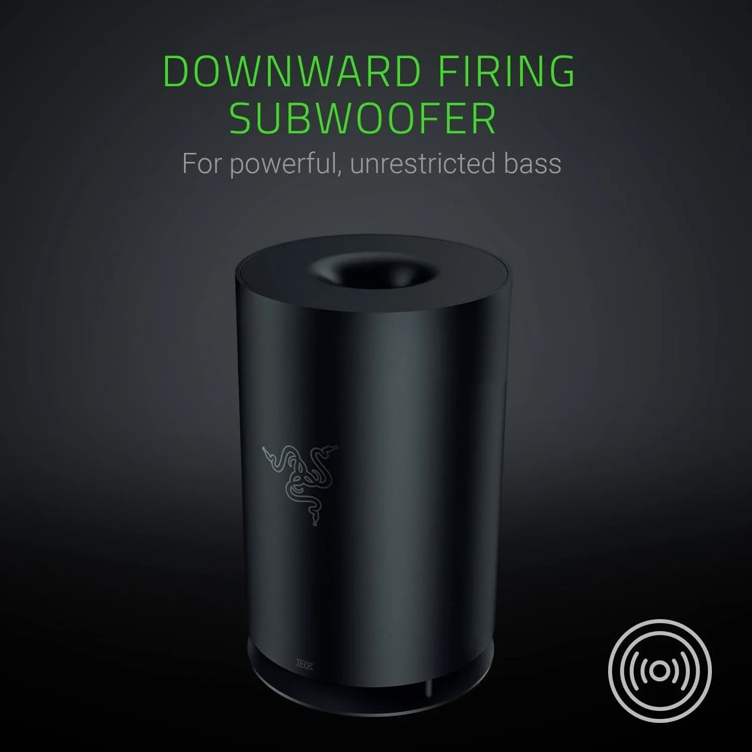 【RAZER 電競產品 – 十二月優惠】Razer Nommo Pro 2.1 Gaming Speaker System (THX Certified 2.1 Virtual Surround Gaming Speakers) RZ05-02470100-R3B1