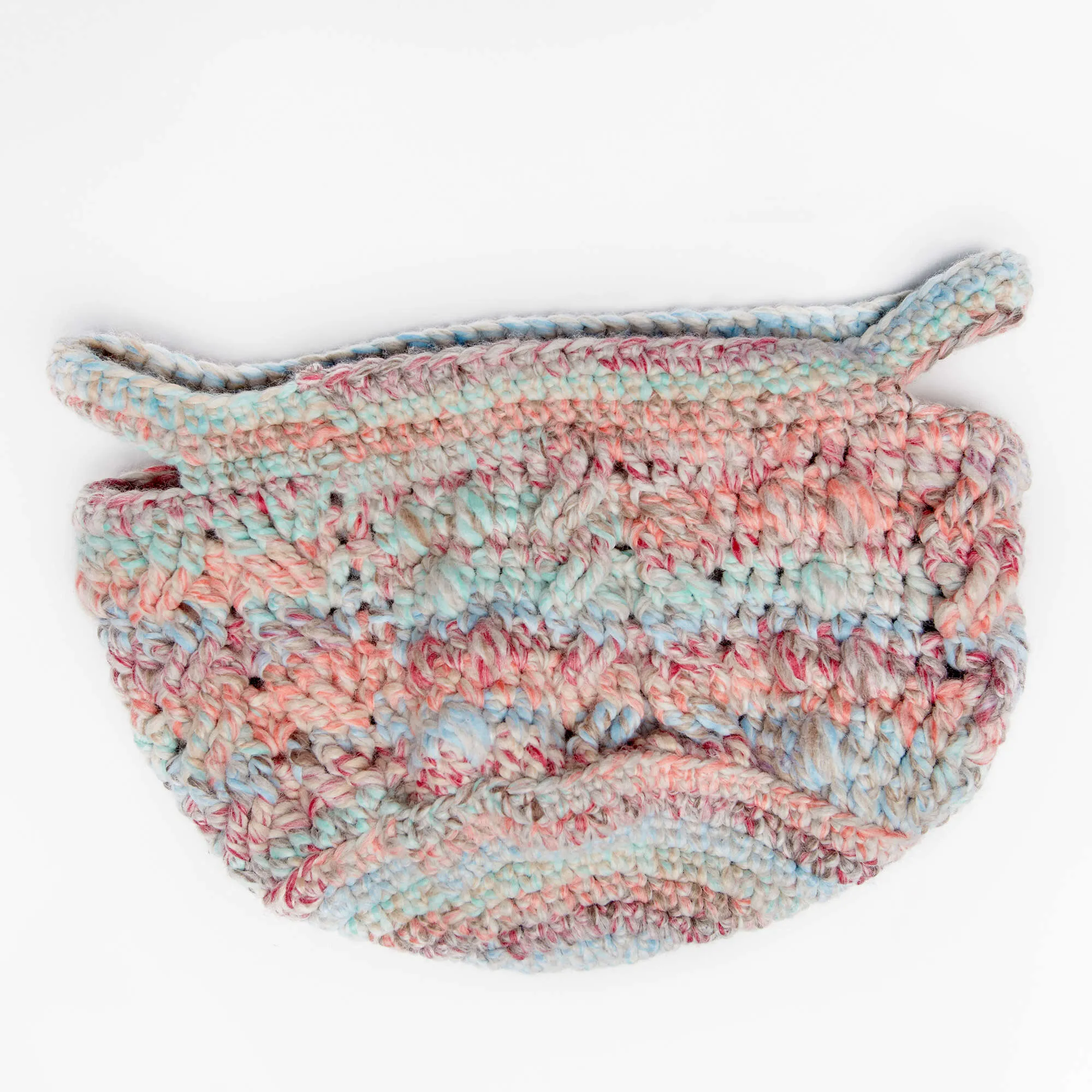 Red Heart Crochet Cabled Basket