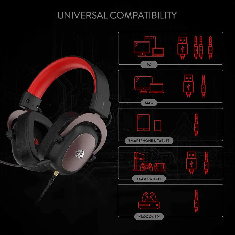 Redragon H510 Zeus Gaming Headset 7.1 Surround Sound