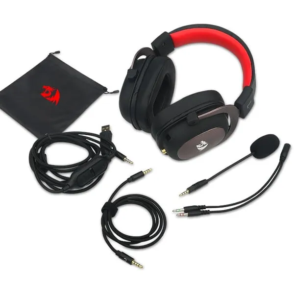 REDRAGON Over-Ear ZEUS 2 USB Gaming Headset – Black
