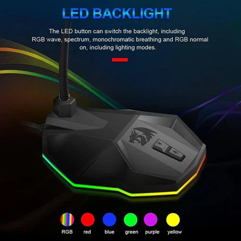 Redragon Stix GM99 Wired RGB Gaming Microphone