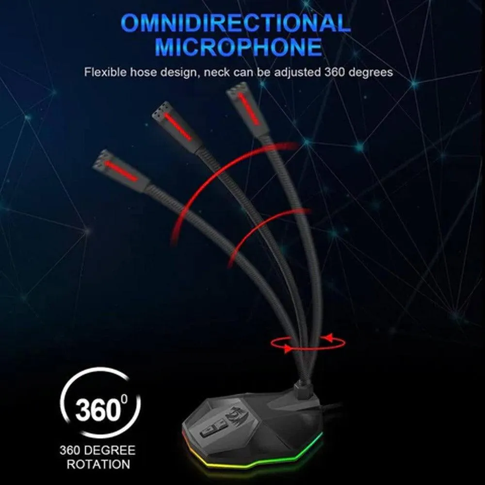 Redragon Stix GM99 Wired RGB Gaming Microphone