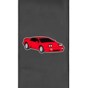 Retro Sports Car Gaming Logo Panel