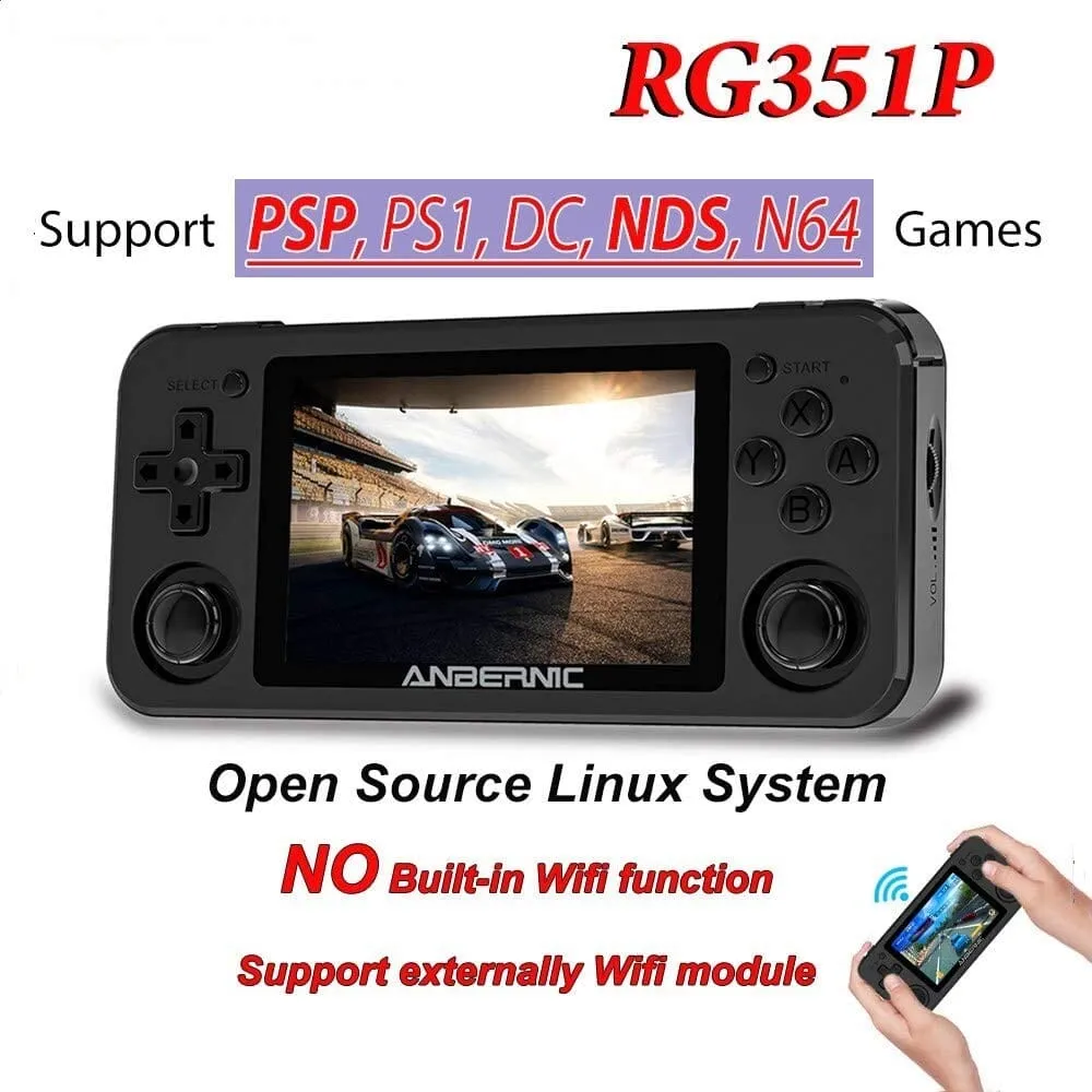 RG351P Handheld Game Console