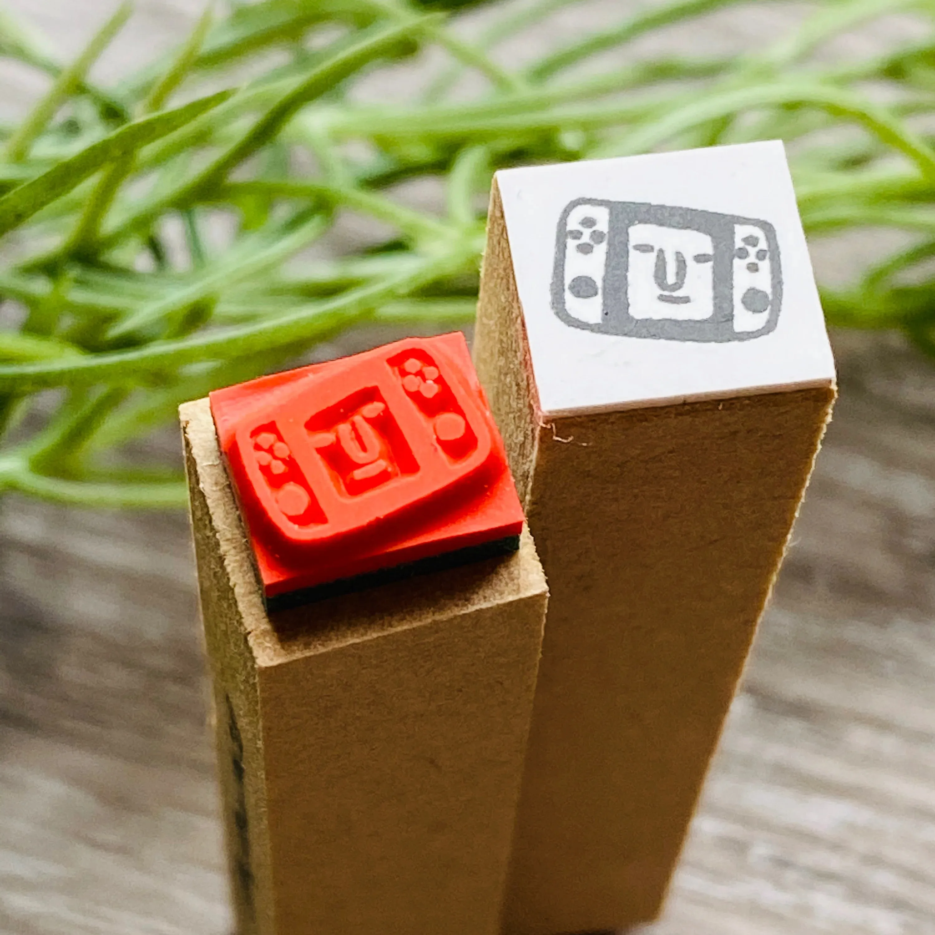 [RiraRira Hanko] Switch Gaming mini rubber stamp