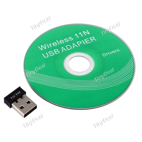 RTL8188 150M Mini USB Wireless Network Card WiFi Signal Transmitter Receiver Desktop WLAN Adapter with Disc
