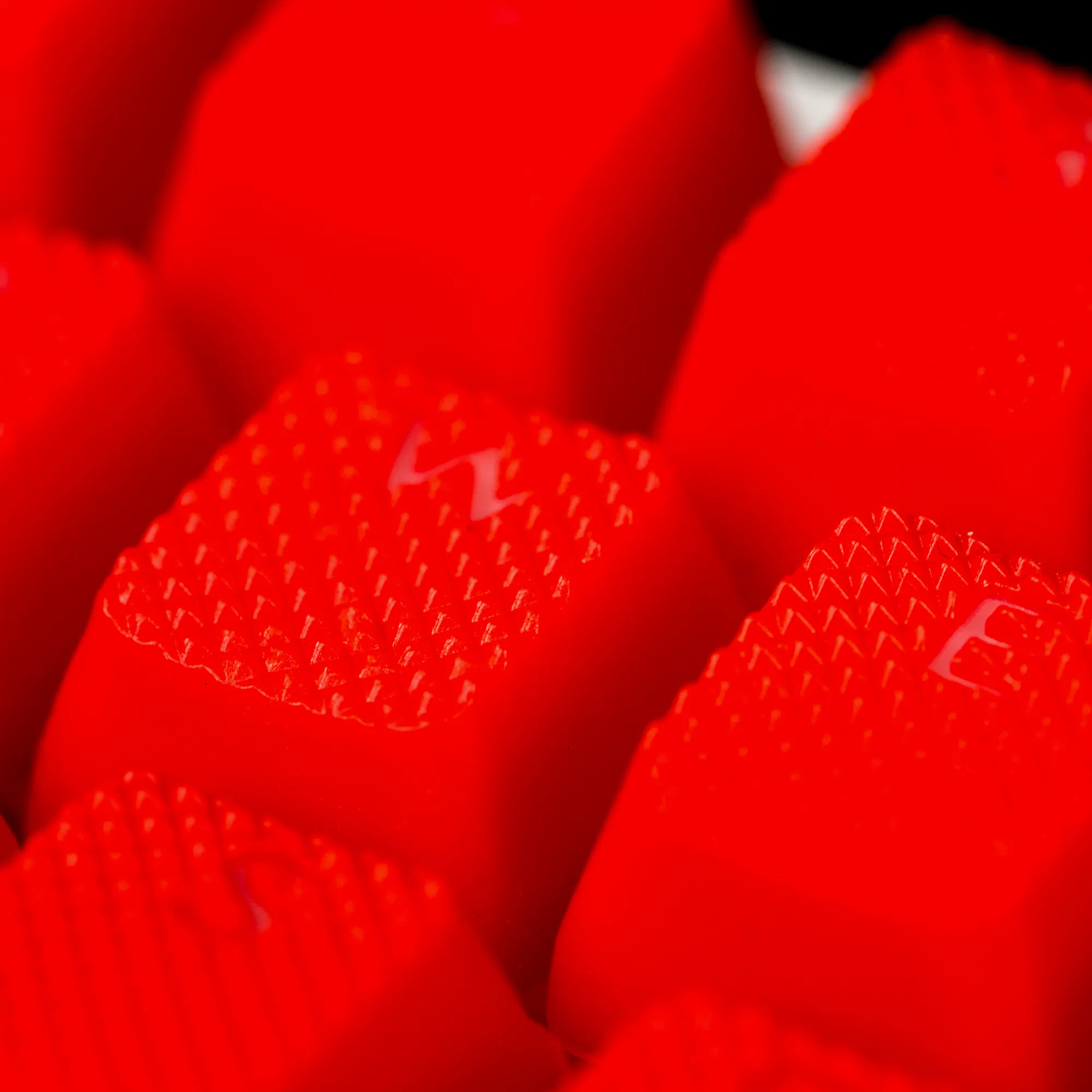 Rubberized Gaming Keycaps (Red)