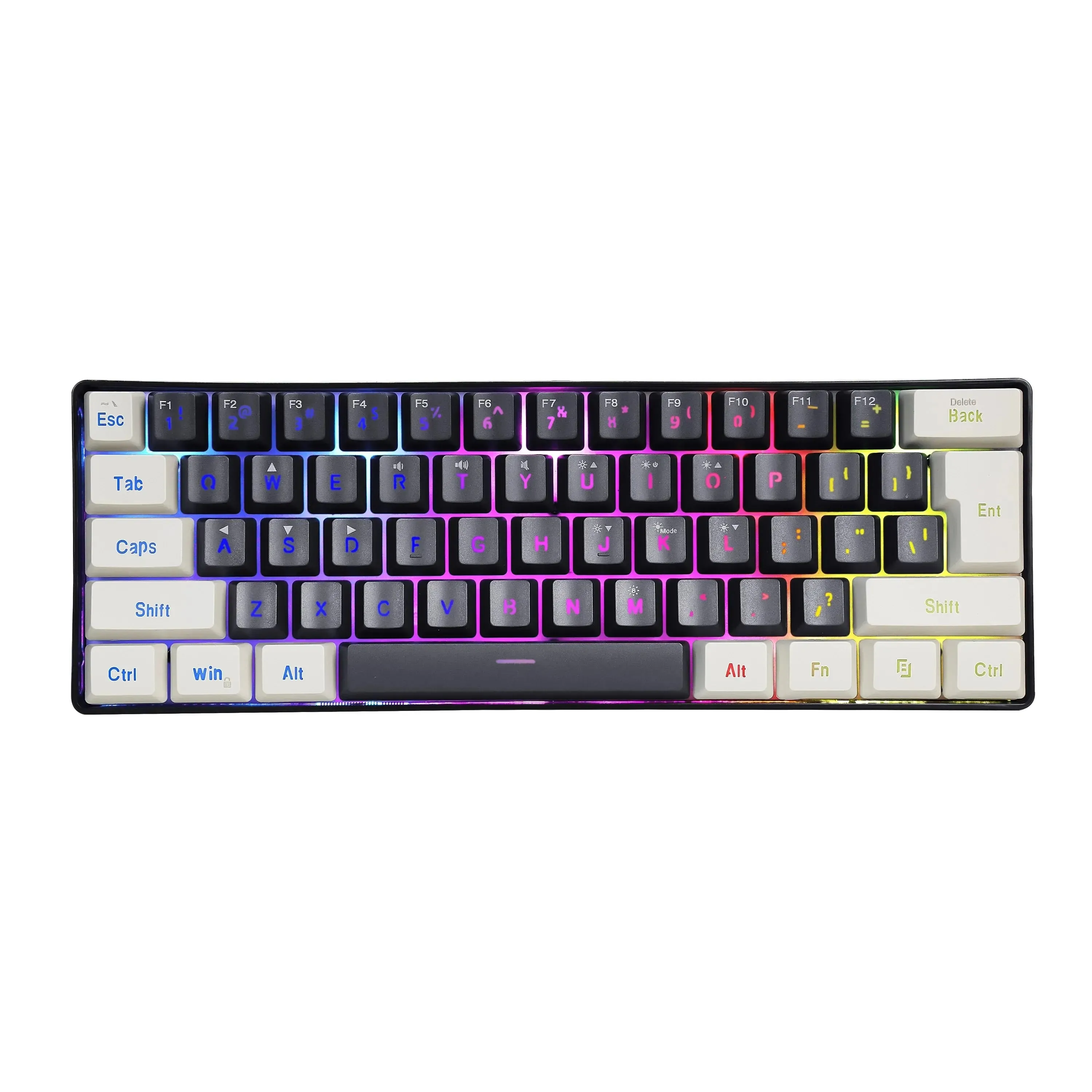 SAMA YG91 3 Wired Gaming Keyboard-Short RGB Mechanical Feel Keyboard