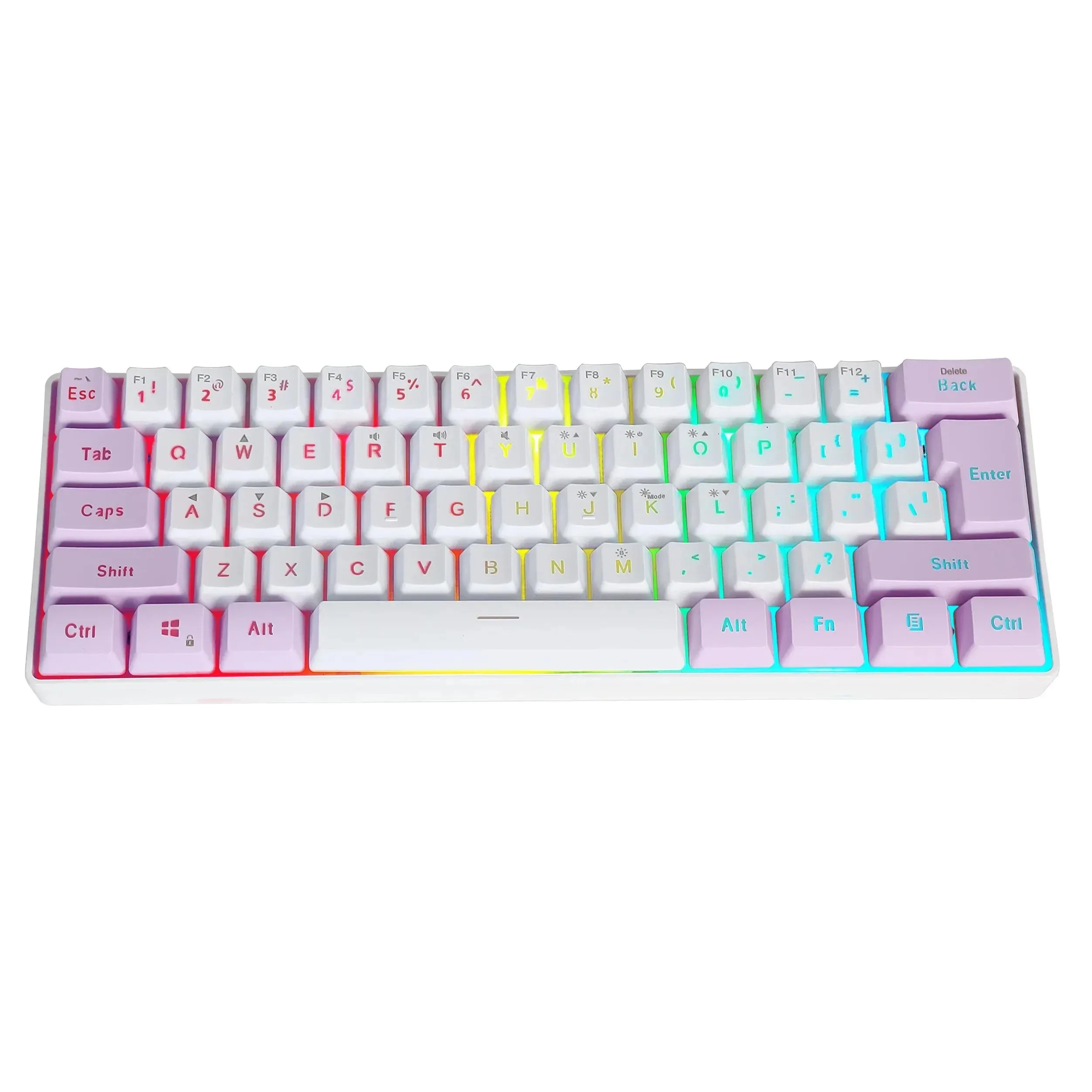 SAMA YG91 3 Wired Gaming Keyboard-Short RGB Mechanical Feel Keyboard