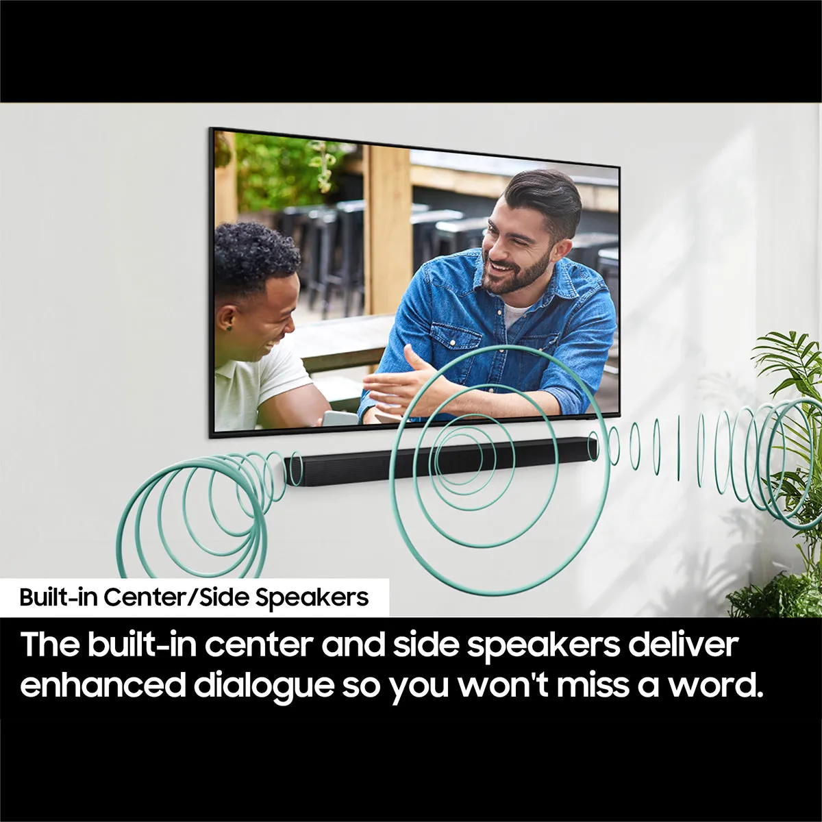Samsung HW-B750D 5.1-Channel Soundbar with Wireless Subwoofer (Black)