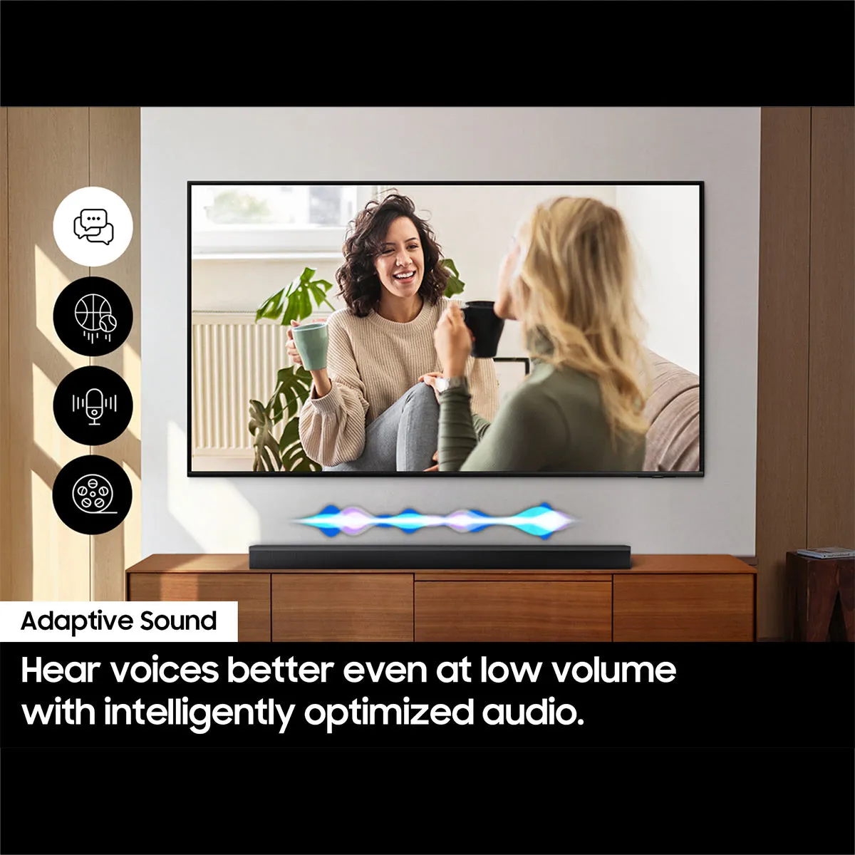 Samsung HW-B750D 5.1-Channel Soundbar with Wireless Subwoofer (Black)