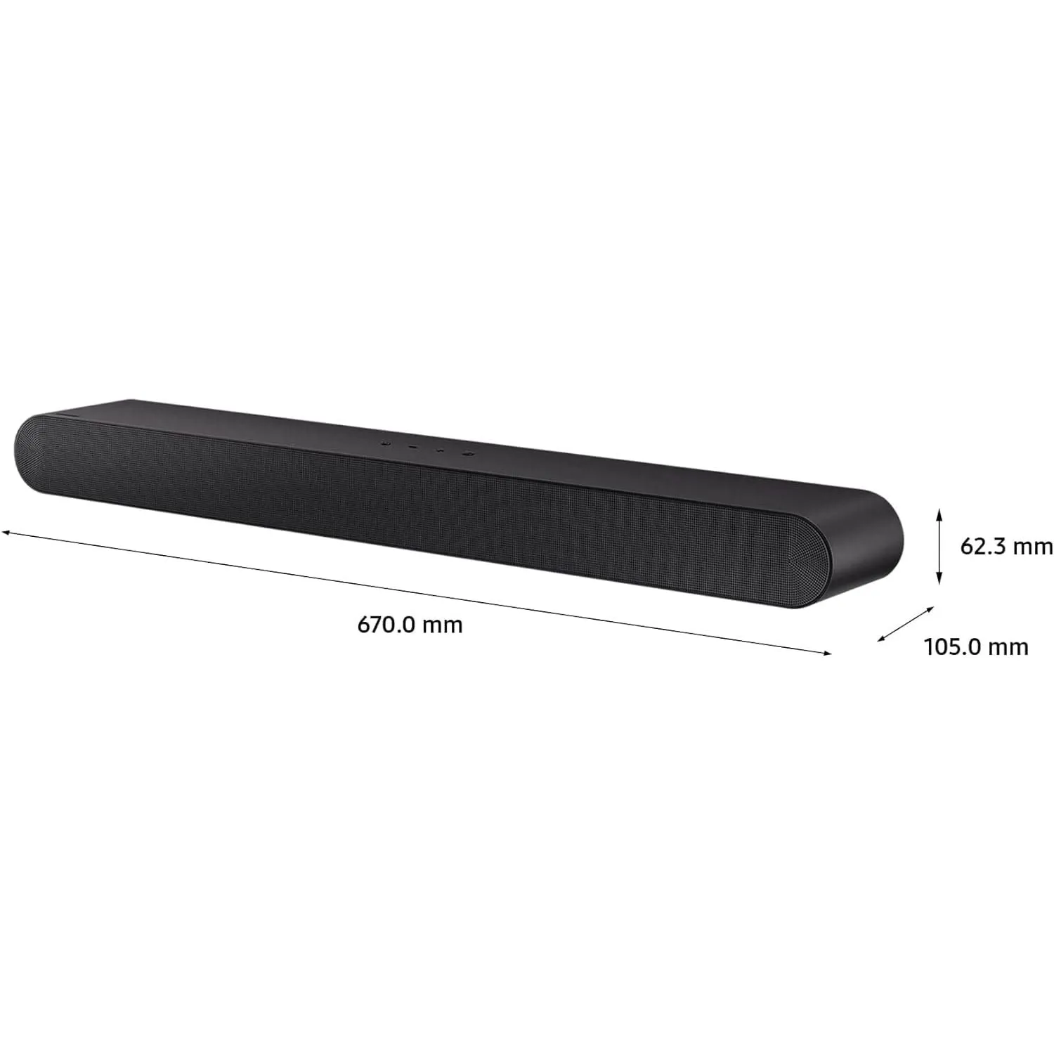 Samsung HW-S50B 3-Channel All-In-One Soundbar - Black