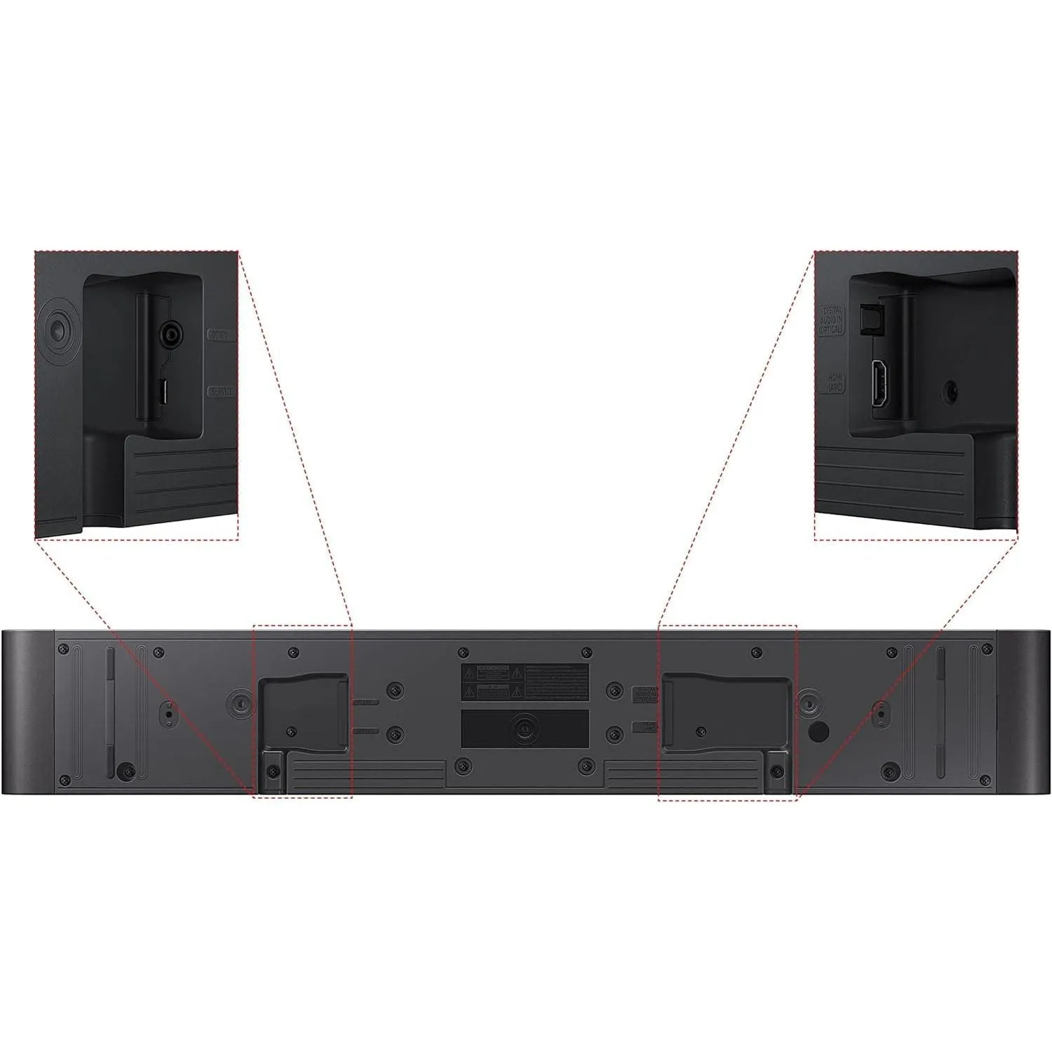 Samsung HW-S50B 3-Channel All-In-One Soundbar - Black