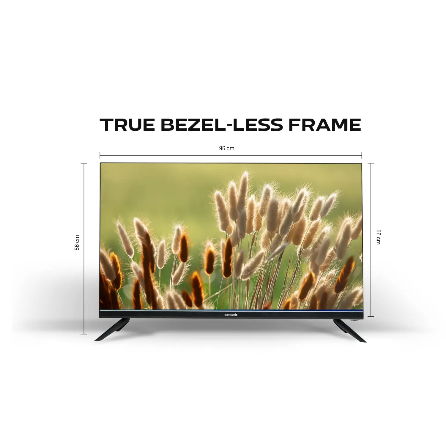 Samtonic 104 cm (40 inches) I Full HD Smart Android LED TV | HDMI & USB Ports | Powerful Audio Box Speakers (Black, 2023 Model)