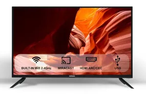 Samtonic 61 cm (24 inches) I HD Ready Smart Android LED TV | HDMI & USB Ports | Powerful Audio Box Speakers (Black, 2024 Model)
