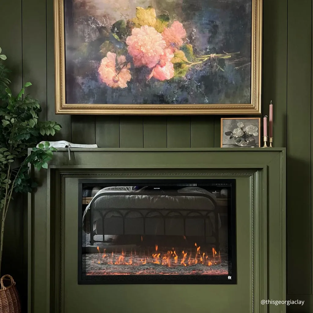 Sideline Elite Smart Forte 40 Inch Recessed Smart Electric Fireplace 80052