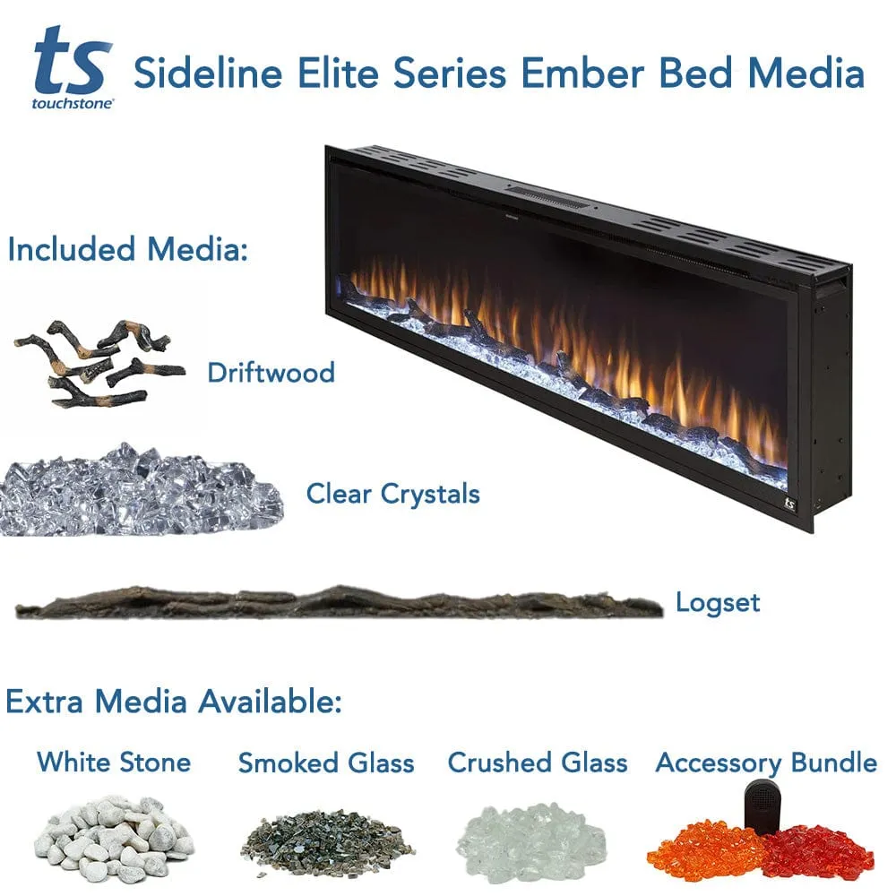 Sideline Elite Smart Forte 40 Inch Recessed Smart Electric Fireplace 80052