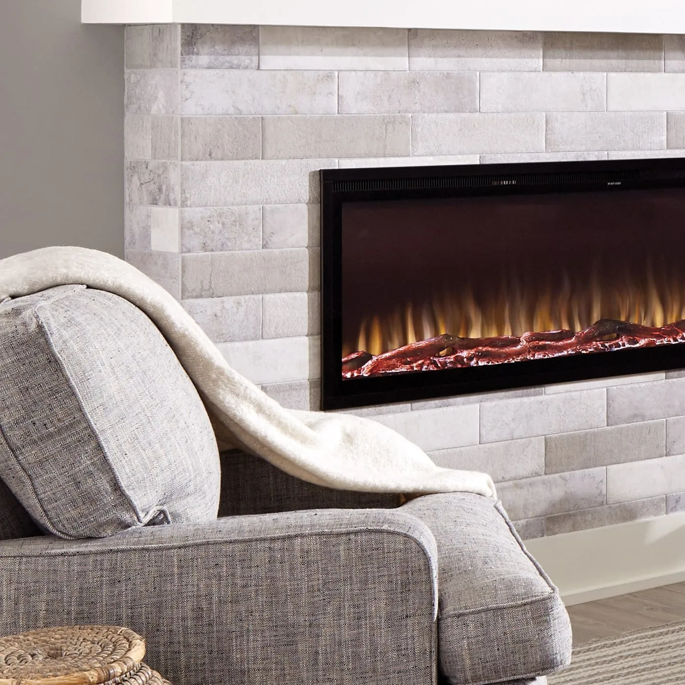Sideline Elite Smart Forte 40 Inch Recessed Smart Electric Fireplace 80052