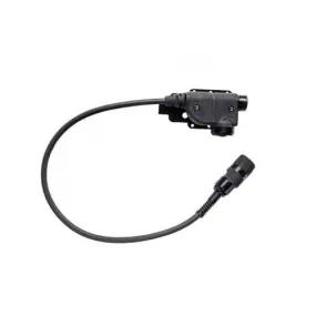 Silynx Standard U94 PTT Straight Cable 18" NATO WIred