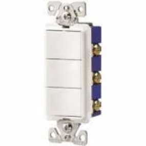 SINGLE POLE LIGHT SWITCH WHITE
