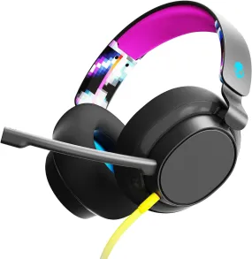 Skullcandy SLYR Multi-Platform Over-Ear Wired Gaming Headset, Works with Xbox Playstation and PC - Black