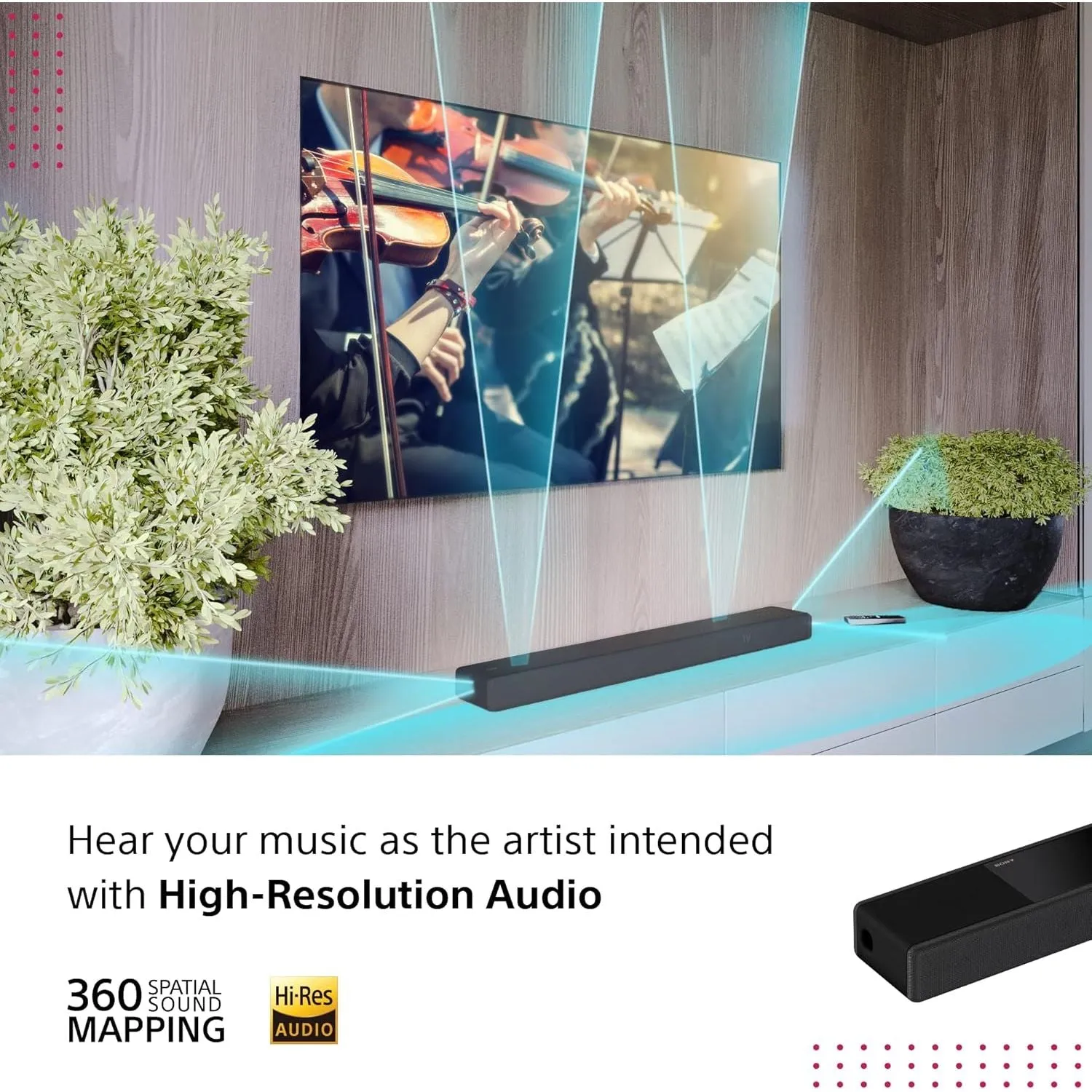 Sony HT-A7000 7.1.2ch Dolby Atmos/DTS:X Soundbar with Built-in Dual Subwoofer