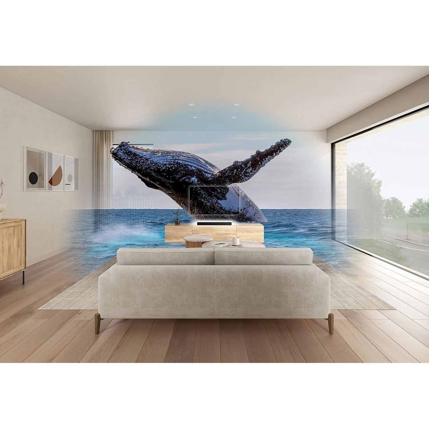 Sony HT-S2000 3.1ch Dolby Atmos Soundbar with Bluetooth – Compact Soundbar for TV