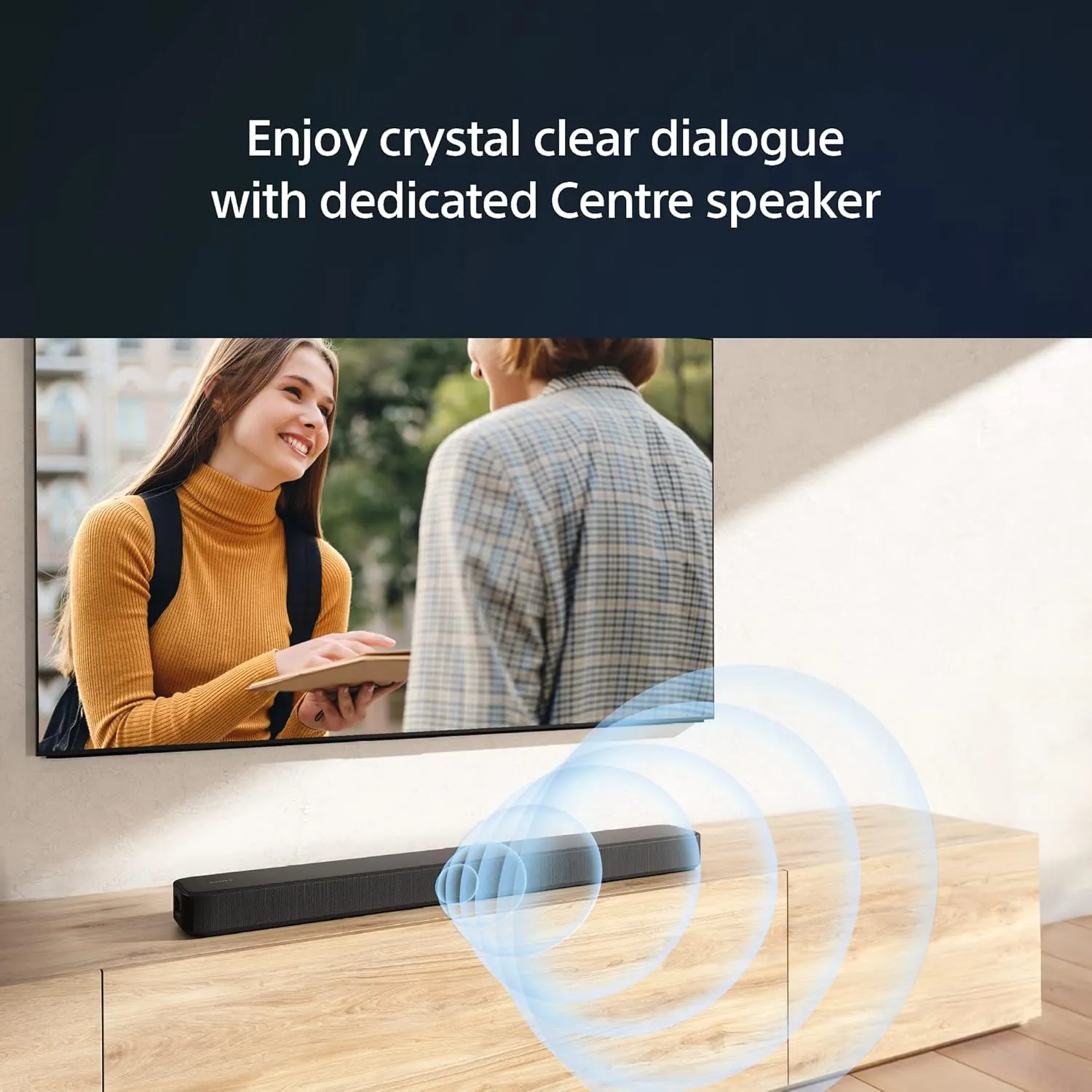 Sony HT-S2000 3.1ch Dolby Atmos Soundbar with Bluetooth – Compact Soundbar for TV