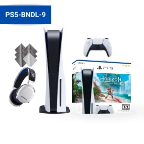 Sony PS5 Disc Horizon   SteelSeries Arctic 7P  Wireless Headset 4K