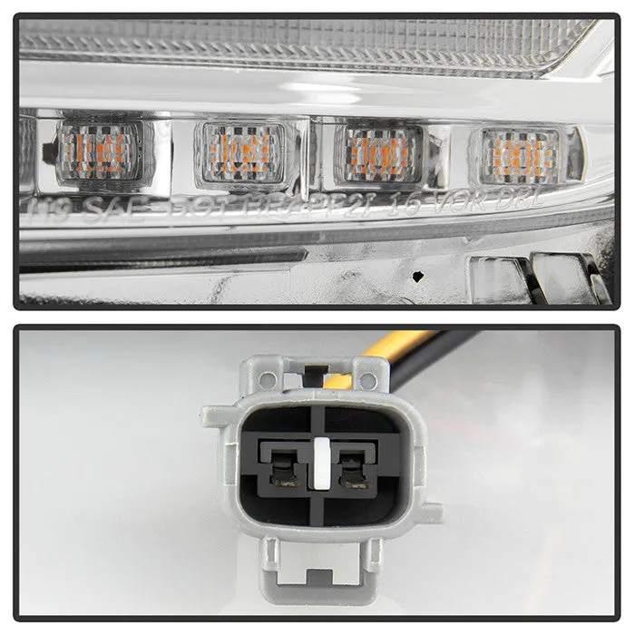 Spyder Apex Toyota Tacoma 16- 22 SEQ LED Headlights Chrome