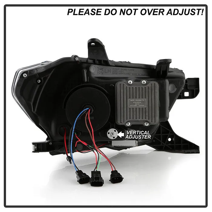 Spyder Apex Toyota Tacoma 16- 22 SEQ signal Headlights Black