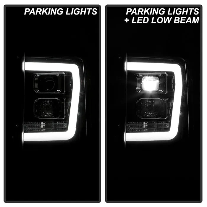 Spyder Platinum F250 F350 F450 Super Duty 11-16 Headlights Black
