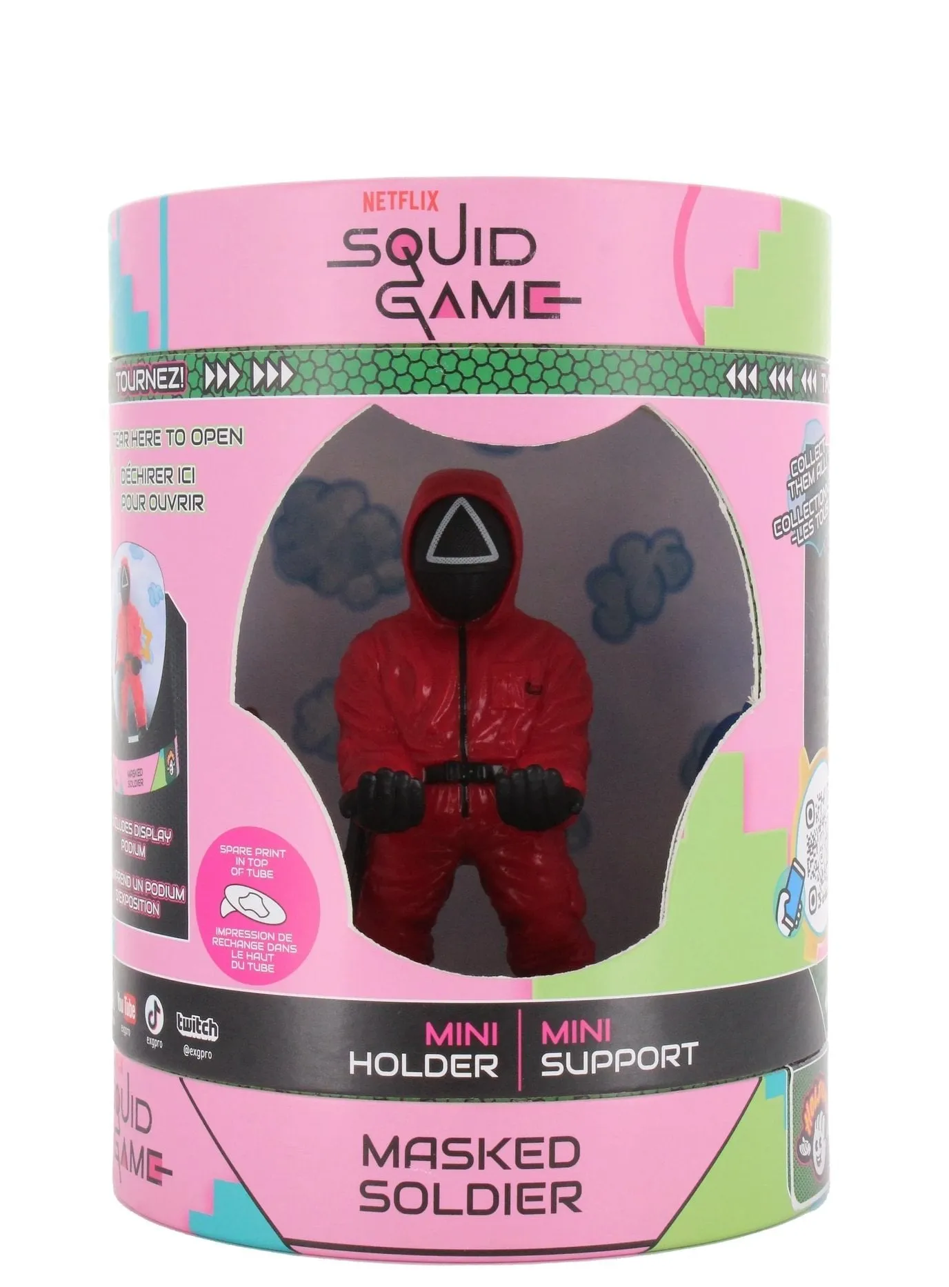 Squid Game: Triangle Guard Holdems, Mini Phone Stand and Device Holder