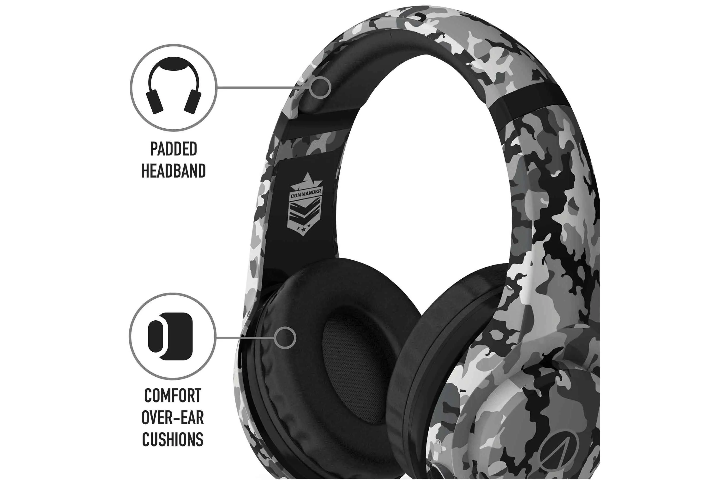 Stealth XP Commander Gaming Headset - Urban Camouflage