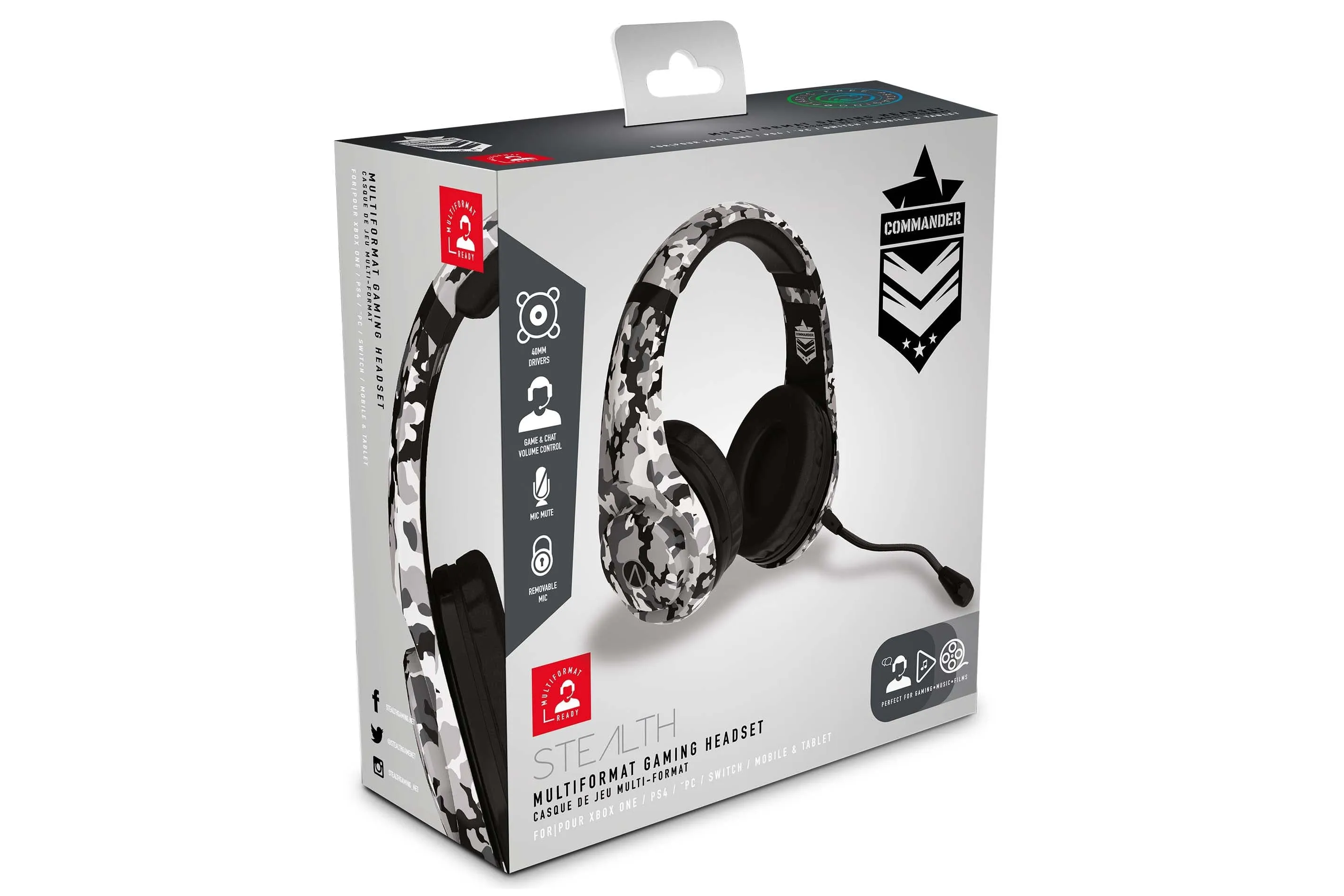 Stealth XP Commander Gaming Headset - Urban Camouflage