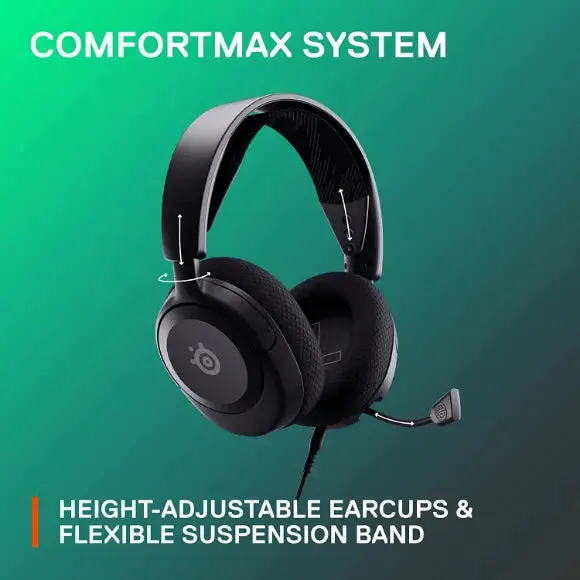 SteelSeries Arctis Nova 1 Multi-System Gaming Headset - Black