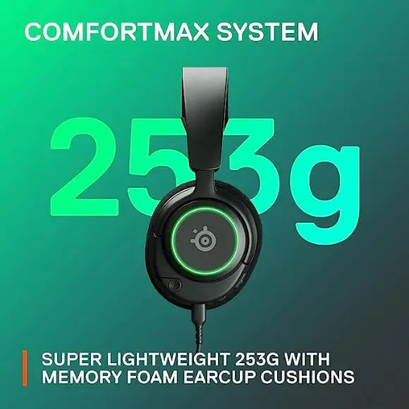 SteelSeries Arctis Nova 3 Multi-Platform Gaming Headset - Black (61631)